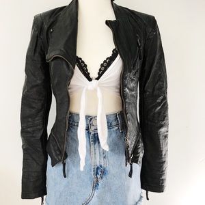 BLANK NYC - FAUX LEATHER JACKET - XS